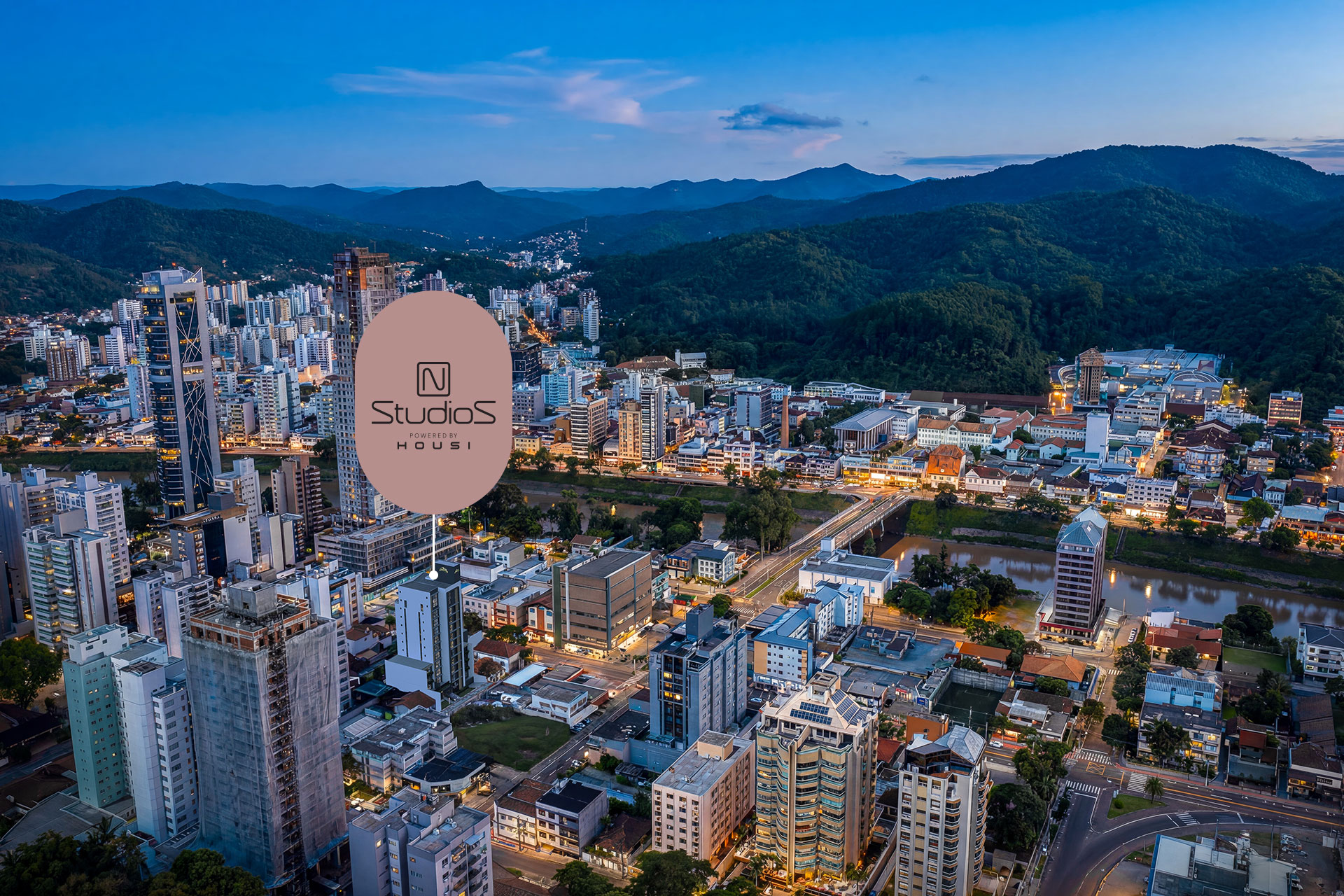 Vista aérea de Blumenau